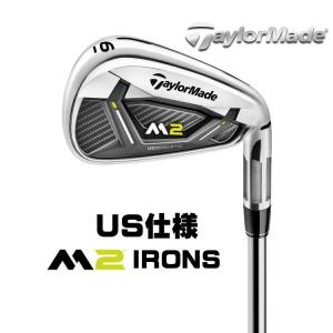 右用 2017 テーラーメイド M2 アイアン 6本 (#5-9,Pw) アイアンセット REAX 88 スチールシャフト US仕様 TAYLORMADE M2 17「あすつく対応」