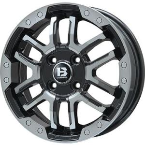 ホイール単品4本セット】 BIGWAY ビッグウエイ B-LUGNAS FRD(マット