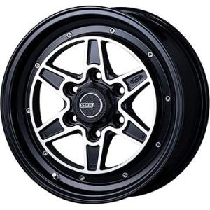 【ホイール単品4本セット】 SSR ディバイド MK6 フラットブラックポリッシュ 8J 18インチ