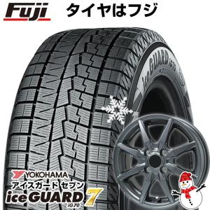 【パンク保証付き】【新品 軽自動車】 スタッドレスタイヤ ホイール4本セット 155/80R13 ヨコハマ アイスガード7 ブランドル CJ28 13インチ ※パッソ装着不可｜fujicorporation