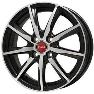 【新品 軽自動車】 スタッドレスタイヤ ホイール4本セット 155/80R13 ブリヂストン ブリザック VRX3 ビッグウエイ B-WIN ヴェノーザ9 13インチ ※パッソ装着不可｜fujicorporation