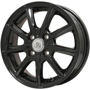 【新品 軽自動車】ソリオ ハスラー 夏タイヤ ホイール4本セット 165/70R14 ダンロップ エナセーブ EC204 ブランドル E05B 14インチ｜fujicorporation