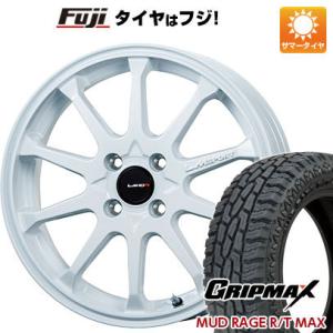 【新品 軽自動車】N-BOX 夏タイヤ ホイール4本セット 155/65R14 グリップマックス マッドレイジR/T MAX RBL(限定) レアマイスター LMスポーツLM-10R 14インチ｜fujicorporation