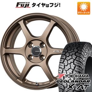 【新品 軽自動車】N-BOX タント ワゴンR 夏タイヤ ホイール4本セット 155/65R14 ヨコハマ ジオランダー X-AT G016 レアマイスター CS-V6 14インチ｜fujicorporation