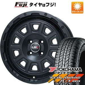 【新品 軽自動車】N-BOX タント ワゴンR 夏タイヤ ホイール4本セット 155/65R14 ヨコハマ ジオランダー A/T G015 RBL レアマイスター LMG DS-10 14インチ｜fujicorporation