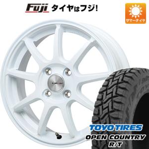 【新品 軽自動車】N-BOX タント ワゴンR 夏タイヤ ホイール4本セット 155/65R14 トーヨー オープンカントリー R/T RBL レアマイスター LMスポーツLM-QR 14インチ｜fujicorporation