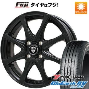 【パンク保証付】【新品国産4穴100車】 夏タイヤ ホイール4本セット 165/65R14 ヨコハマ ブルーアース RV-03CK ブランドル KF25B 14インチ｜fujicorporation