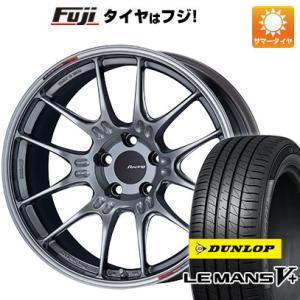 【新品国産5穴100車】 夏タイヤ ホイール4本セット 225/35R19 ダンロップ ルマン V+(ファイブプラス) エンケイ GTC02 19インチ｜fujicorporation