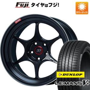 【新品国産5穴100車】 夏タイヤ ホイール4本セット 225/35R19 ダンロップ ルマン V+(ファイブプラス) エンケイ PF06 マシニングブラック 19インチ｜fujicorporation