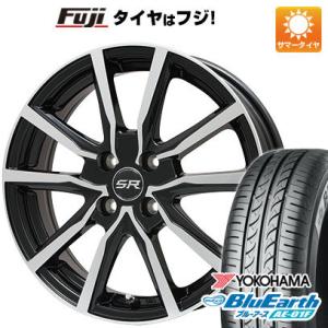 【新品】フリード 5穴/114 夏タイヤ ホイール4本セット 185/65R15 ヨコハマ ブルーアース AE-01F ブランドル N52BP 15インチ｜fujicorporation