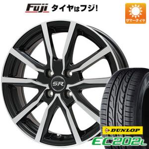 【新品】フリード 5穴/114 夏タイヤ ホイール4本セット 185/65R15 ダンロップ EC202L ブランドル N52BP 15インチ｜fujicorporation