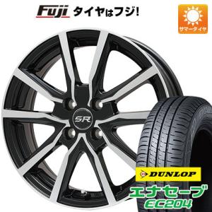 【新品】フリード 5穴/114 夏タイヤ ホイール4本セット 185/65R15 ダンロップ エナセーブ EC204 ブランドル N52BP 15インチ｜fujicorporation