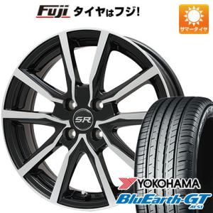 【新品】フリード 5穴/114 夏タイヤ ホイール4本セット 185/65R15 ヨコハマ ブルーアース GT AE51 ブランドル N52BP 15インチ｜fujicorporation