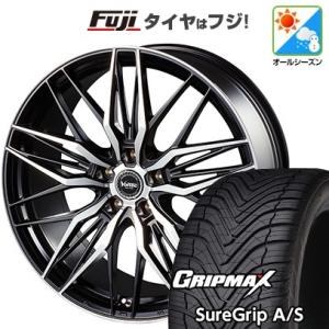 【新品国産5穴114.3車】 オールシーズンタイヤ ホイール4本セット 245/40R19 GRIPMAX シュアグリップA/S(限定) ボルテック ユーロメッシュ 19インチ