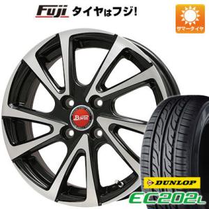 【新品 軽自動車】夏タイヤ ホイール4本セット 155/65R13 ダンロップ EC202L ビッグ...