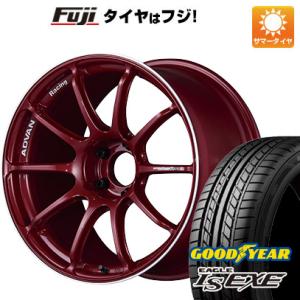 【新品国産5穴114.3車】 夏タイヤ ホイール4本セット 215/45R18 グッドイヤー イーグル エルエス エグゼ(限定) ヨコハマ アドバンレーシング RSIII 18インチ｜fujicorporation