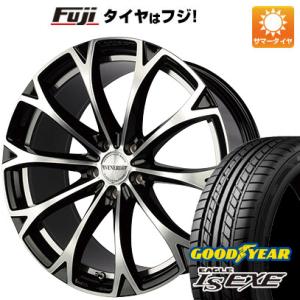 【新品国産5穴114.3車】 夏タイヤ ホイール4本セット 215/45R18 グッドイヤー イーグル エルエス エグゼ(限定) ヴェネルディ レガート 18インチ｜fujicorporation