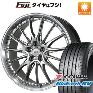 【パンク保証付】【新品国産5穴114.3車】 夏タイヤ ホイール4本セット 215/45R18 ヨコ...