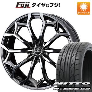 【パンク保証付】【新品国産5穴114.3車】 夏タイヤ ホイール4本セット 255/30R21 ニットー NT555 G2 ウェッズ クレンツェ ジルドーン 384EVO 21インチ｜fujicorporation