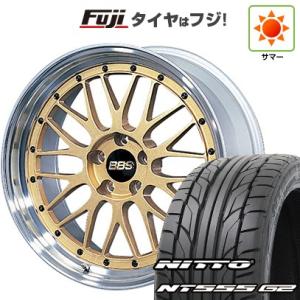 【パンク保証付き】【新品国産5穴114.3車】 夏タイヤ ホイール4本セット 255/30R21 ニットー NT555 G2 BBS JAPAN LM 21インチ｜fujicorporation