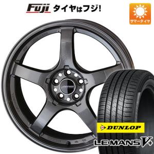 【新品国産5穴114.3車】 夏タイヤ ホイール４本セット 225/40R18 ダンロップ ルマン ...