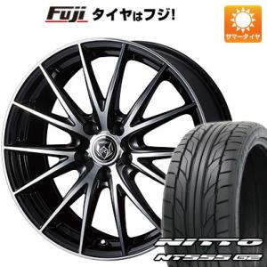 【パンク保証付】【新品国産5穴114.3車】 夏タイヤ ホイール4本セット 225/40R18 ニッ...