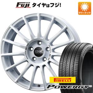 【新品国産5穴114.3車】 夏タイヤ ホイール４本セット 225/40R18 ピレリ パワジー O...