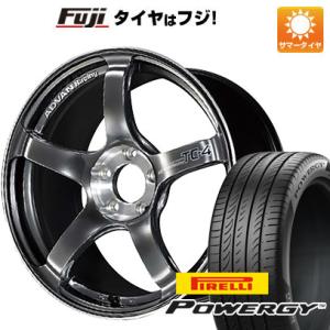 【新品国産5穴114.3車】 夏タイヤ ホイール４本セット 225/40R18 ピレリ パワジー ヨ...