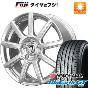 【新品国産5穴114.3車】 夏タイヤ ホイール4本セット 195/55R16 ヨコハマ ブルーアース GT AE51 テクノピア アルテミス NS9 16インチ｜fujicorporation