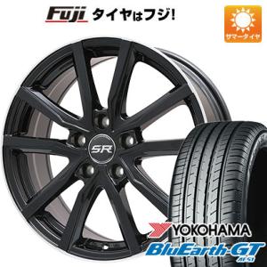 【新品国産5穴114.3車】 夏タイヤ ホイール4本セット 195/55R16 ヨコハマ ブルーアース GT AE51 ブランドル N52B 16インチ