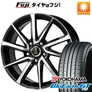 【新品国産5穴114.3車】 夏タイヤ ホイール4本セット 195/55R16 ヨコハマ ブルーアース GT AE51 タカイチ セプティモGO1プラス 16インチ｜fujicorporation