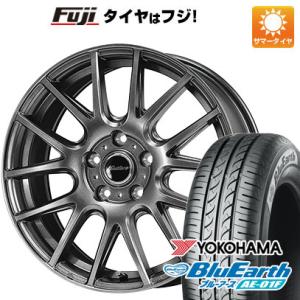 【新品国産5穴114.3車】 夏タイヤ ホイール4本セット 195/55R16 ヨコハマ ブルーアー...