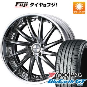 【新品国産5穴114.3車】 夏タイヤ ホイール4本セット 245/45R19 ヨコハマ ブルーアー...