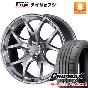 【新品国産5穴114.3車】 夏タイヤ ホイール4本セット 245/45R19 グリップマックス シ...