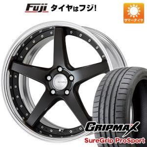 【新品国産5穴114.3車】 夏タイヤ ホイール4本セット 245/45R19 グリップマックス シ...