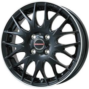 【パンク保証付】【新品国産4穴100車】 スタッドレスタイヤ ホイール4本セット 175/55R15 アイスガード7 ビッグウエイ プラバ9MJrII 15インチ｜fujicorporation