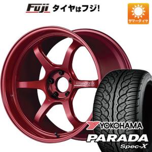 【新品国産5穴114.3車】 夏タイヤ ホイール4本セット 235/55R20 ヨコハマ PARADA Spec-X ヨコハマ アドバンレーシング R6 20インチ｜fujicorporation