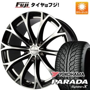 【新品国産5穴114.3車】 夏タイヤ ホイール4本セット 235/55R20 ヨコハマ PARADA Spec-X ヴェネルディ レガート 20インチ｜fujicorporation