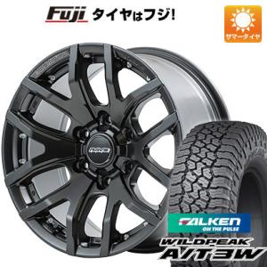 【新品国産6穴139.7車】 夏タイヤ ホイール4本セット 285/55R20 ファルケン ワイルドピーク A/T3W レイズ デイトナ F6ゲイン 20インチ｜fujicorporation