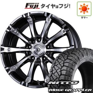 【新品国産6穴139.7車】 夏タイヤ ホイール4本セット 275/55R20 ニットー リッジグラップラー ゴールドマンクルーズ ギガンテスモノブロック 20インチ｜fujicorporation