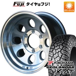 【新品国産6穴139.7車】 夏タイヤ ホイール4本セット 315/75R16 ヨコハマ ジオランダー X-AT G016 キャン ジムライン タイプ2 16インチ｜fujicorporation