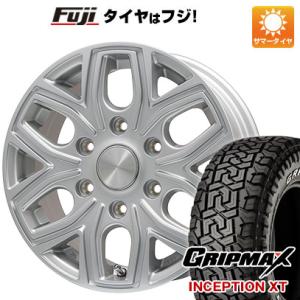 クーポン配布中 【新品国産6穴139.7車】 夏タイヤ ホイール4本セット 265/65R17 グリップマックス インセプション X/T RWL(限定) ブランドル P03 17インチ｜fujicorporation