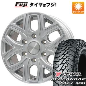 クーポン配布中 【新品国産6穴139.7車】 夏タイヤ ホイール4本セット 265/65R17 ヨコハマ ジオランダー M/T G003 ブランドル P03 17インチ｜fujicorporation