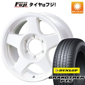 【新品国産6穴139.7車】 夏タイヤ ホイール4本セット 265/65R17 ダンロップ グラント...