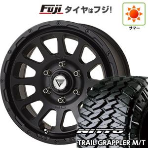 【新品国産6穴139.7車】 夏タイヤ ホイール4本セット 35X12.5R17 ニットー トレイルグラップラー M/T デルタフォース オーバル 17インチ｜fujicorporation