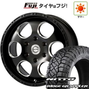 【新品国産6穴139.7車】 夏タイヤ ホイール4本セット 265/70R17 ニットー リッジグラ...