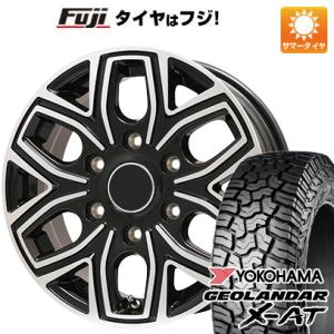 【新品国産6穴139.7車】 夏タイヤ ホイール4本セット 275/70R17 ヨコハマ ジオランダー X-AT G016 ブランドル P03BP 17インチ｜fujicorporation