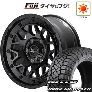 【新品国産6穴139.7車】 夏タイヤ ホイール4本セット 285/70R17 ニットー リッジグラ...