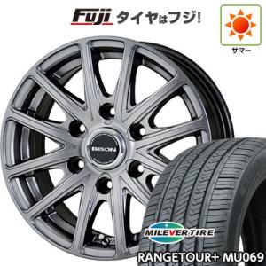 【新品】プラド 夏タイヤ ホイール4本セット 265/65R17 ミレバー レンジツアープラスMU069（限定） ホットスタッフ バイソン BN-01 17インチ｜fujicorporation