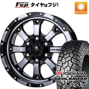 クーポン配布中 【新品国産6穴139.7車】 夏タイヤ ホイール4本セット 265/70R17 ヨコハマ ジオランダー X-AT G016 MKW MK-46 17インチ｜fujicorporation